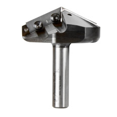 RC-1177 V-Groove 130 Deg. Double Edge Folding for Shaping Composite Panels 3mm Tip Width x 2-1/8 Dia. x 15/32 x 1/2 Inch Shank Solid Carbide Insert Knife