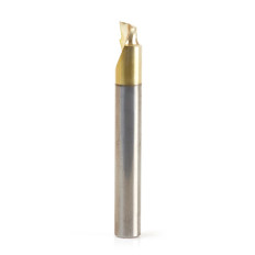 51622 Solid Carbide CNC Aluminum Cutting 3/64 Radius Edge x 3/16 Dia x 1/8 x 1/4 Shank ZrN Coated Up-Cut End Mill