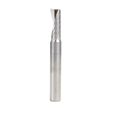 51378 Solid Carbide CNC Spiral 'O' Single Flute, Aluminum Cutting 3/8 Dia x 1 x 3/8 Shank x 3 Inch Long Up-Cut Router Bit