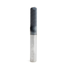 48055-E High Performance Solid Carbide Fiberglass and Composite Cutting 3/8 Dia x 1 x 3/8 Shank AlTiN Coated End Mill Router Bit