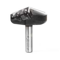 RC-1110 CNC Insert V Groove 140 Deg x 2-13/64 Dia x 13/32 x 1/2 Inch Shank Router Bit