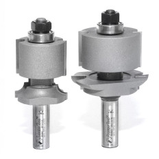 55362 Carbide Tipped Large Divided Light Door 2-3/16 Dia x 1-5/8 x 1/4 Radius x 1/2 Inch Shank Set for 7/8 - 1-1/2 Material.