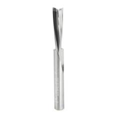 46411 Solid Carbide Slow Spiral O Flute Acrylic Cutting 1/4 Dia x 1 Inch x 1/4 Shank Down-Cut Router Bit