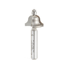 MR1010 Carbide Tipped Miniature Roman Ogee 11/64 Radius x 11/16 Dia x 27/64 x 1/4 Inch Shank with Mini 3/16 Dia Lower Ball Bearing