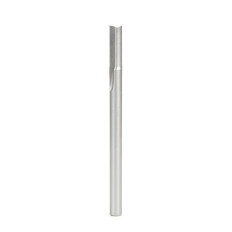 HSS1603 HSS Double Straight 'O' Flute Plastic Cutting 1/4 Dia x 3/4 x 1/4 Inch Shank
