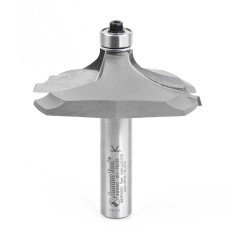 49560 Carbide Tipped Table Edge -Thumbnail & Bead 11/64 x 1-3/32 Radius x 2-9/16 Dia x 3/4 x 1/2 Inch Shank