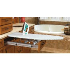 Pull-Out Ironing Board - Vanity DepthChromeWire