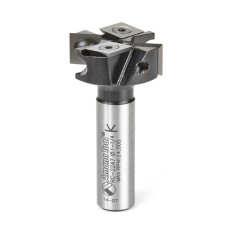 RC-2247 Insert Solid Carbide Mini Spoilboard Surfacing, Rabbeting, Flycutter, Leveler & Surface Planer 2+2 Flute Design 1-1/4 Dia x 27/64 x 1/2 Inch Shank Router Bit