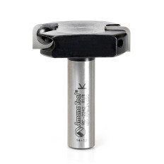 RC-2242 Insert Solid Carbide Spoilboard Surfacing, Rabbeting, Flycutter, Leveler & Surface Planer 1/8 Radius x 1-3/4 Dia x 15/32 x 1/2 Inch Shank Router Bit