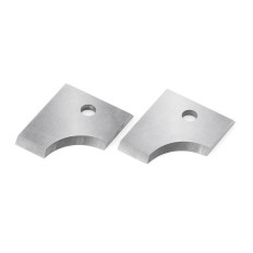 RCK-289 Pair of Solid Carbide Insert Knives 8mm Radius for Double Rounding & Chamfering System RC-2210