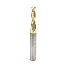 46092 Solid Carbide Up-Cut Spiral 3/16 Dia x 5/8 x 1/4 Shank x 2-1/2 Inch Long Composite, Fiberglass & Phenolic Cutting ZrN Coated Router Bit