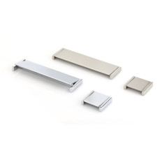 SMALL RECTANGULAR FOLDING PULL SATIN NICKEL