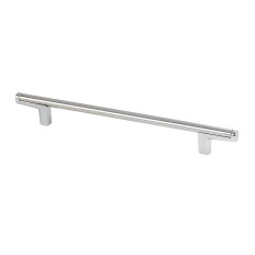 THIN ROUND BAR CABINET PULL HANDLE CHROME