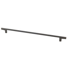 THIN ROUND BAR CABINET PULL HANDLE DARK BRONZE