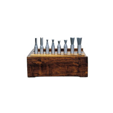 AMS-408 8-Piece Carbide Tipped Dovetail for Incra Jig & Jointech 1/2 Inch Shank Set