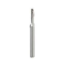 HSS1628 High Speed Steel (HSS) Single Flute Spiral, Aluminum Cutting 1/4 Dia x 3/4 x 1/4 Inch Shank Down-Cut Router Bit