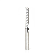 51476 Solid Carbide CNC Spiral 'O' Flute, Aluminum Cutting 1/4 Dia x 1-1/2 x 1/4 Shank Up-Cut Router Bit