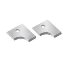 RCK-288L Pair of Solid Carbide Insert Knives 8mm Radius for Double Rounding & Chamfering System RC-2208