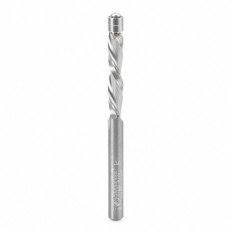 51520 Solid Carbide Aluminum Cutting Flush Trim Spiral Down-Cut 1/4 Dia x 1-1/4 x 1/4 Inch Shank