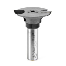 47515 Carbide Tipped Cope Cutter with Stub Spindle - 1/4 Radius x 1-5/8 Dia x 3/8 x 1/2 Inch Shank for 3/4 - 7/8 Material