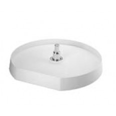 20 in. D-Shape Lazy Susan, 1 Shelf (for use with BM1 Hardware)