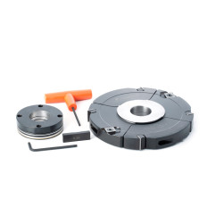 61355 Insert Carbide Adjustable Groove & Rabbet with Scorer 160mm Dia x 20.6 to 40mm x 1-1/4 Bore