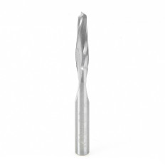 46247 CNC Solid Carbide Spiral Plunge for Solid Wood 7/32 Dia x 1 Inch x 1/4 Shank Up-Cut