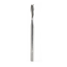 46240 CNC Solid Carbide Spiral Plunge for Solid Wood 1/8 Dia x 1/2 x 1/8 Shank x 2 Inch Long Up-Cut