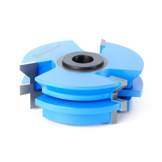 SC422 Carbide Tipped 3-Wing Wainscot with V & Bead Cutters 3 Dia x 1 x 45 Deg x 1/2 & 3/4 Bore for 3/4 Material