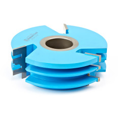 A-32-100 Carbide Tipped 3-Wing Reversible Stile & Rail Ogee 1/8 Radius x 4-1/2 Dia x 1-1/2 x 1-1/4 Bore