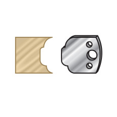 64F023 Pair of 40mm Steel Knives for Profile Pro Inserts