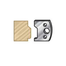 64F032 Pair of 40mm Steel Knives for Profile Pro Inserts