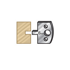 64F016 Pair of 40mm Steel Knives for Profile Pro Inserts