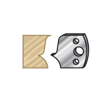 64F046 Pair of 40mm Steel Knives for Profile Pro Inserts