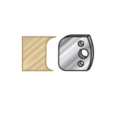 64F050 Pair of 40mm Steel Knives for Profile Pro Inserts