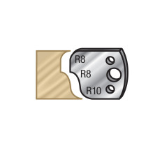 64F059 Pair of 40mm Steel Knives for Profile Pro Inserts