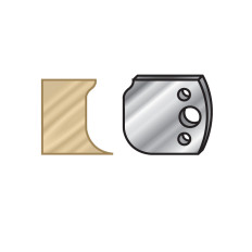 64F060 Pair of 40mm Steel Knives for Profile Pro Inserts