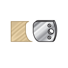 64F062 Pair of 40mm Steel Knives for Profile Pro Inserts