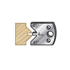 64F071 Pair of 40mm Steel Knives for Profile Pro Inserts