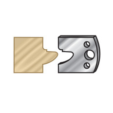 64F078 Pair of 40mm Steel Knives for Profile Pro Inserts