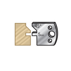 64F084 Pair of 40mm Steel Knives for Profile Pro Inserts