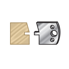 64F086 Pair of 40mm Steel Knives for Profile Pro Inserts