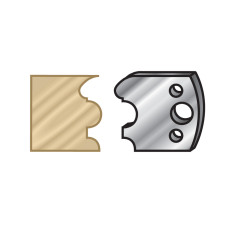 64F088 Pair of 40mm Steel Knives for Profile Pro Inserts