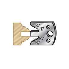 64F098 Pair of 40mm Steel Knives for Profile Pro Inserts