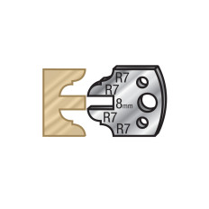 64F099 Pair of 40mm Steel Knives for Profile Pro Inserts