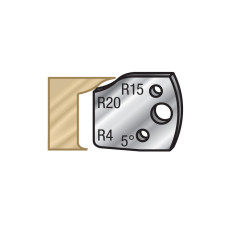 64F100 Pair of 40mm Steel Knives for Profile Pro Inserts