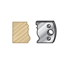 64F106 Pair of 40mm Steel Knives for Profile Pro Inserts