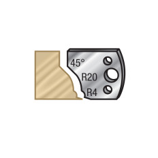 64F109 Pair of 40mm Steel Knives for Profile Pro Inserts