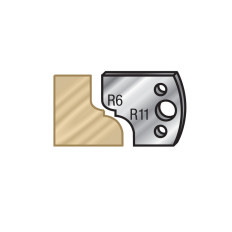 64F112 Pair of 40mm Steel Knives for Profile Pro Inserts