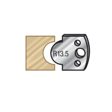 64F118 Pair of 40mm Steel Knives for Profile Pro Inserts